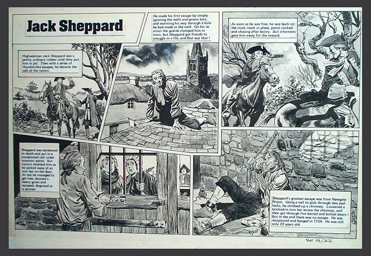 Jack Sheppard (Original) (Signed) by Colin Andrew at The Illustration Art Gallery