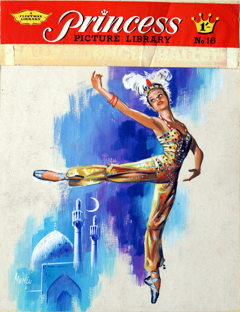 Princess Picture Library: Eastern Ballet (Original) (Signed) art by Michel Atkinson Art at The Illustration Art Gallery