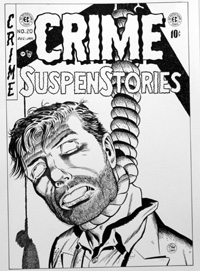 Crime SuspenStories Issue 20 cover Re-Creation (Original)