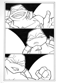 Teenage Mutant Ninja Turtles page 5 (Original) (Signed)