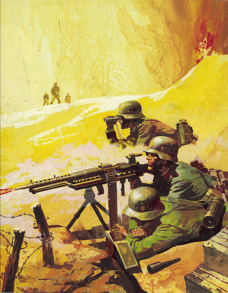 Battle Picture Library cover #446  'The Non-Combatants' (Original) art by Alessandro Biffignandi Art at The Illustration Art Gallery