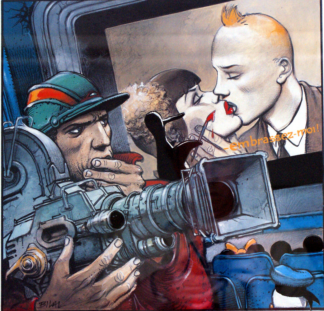 Escurial Panorama (Print) art by Enki Bilal Art at The Illustration Art Gallery