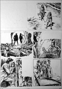 Black Bartlemy's Treasure - The End (TWO pages) (Original) (Signed)