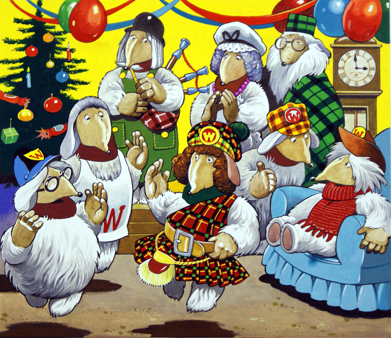 The Wombles: A Wombling Hogmanay (Original) art by The Wombles (Blasco) at The Illustration Art Gallery