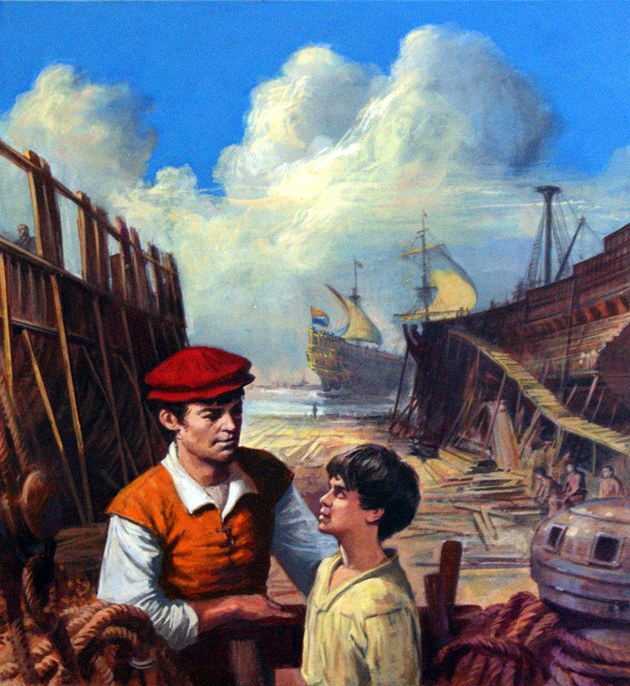 The English Marco Polo (Original) art by British History (Ralph Bruce) at The Illustration Art Gallery