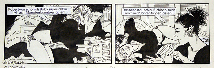 Lilly daily strip #692 (Original) (Signed) by Lilly (John M Burns) at The Illustration Art Gallery