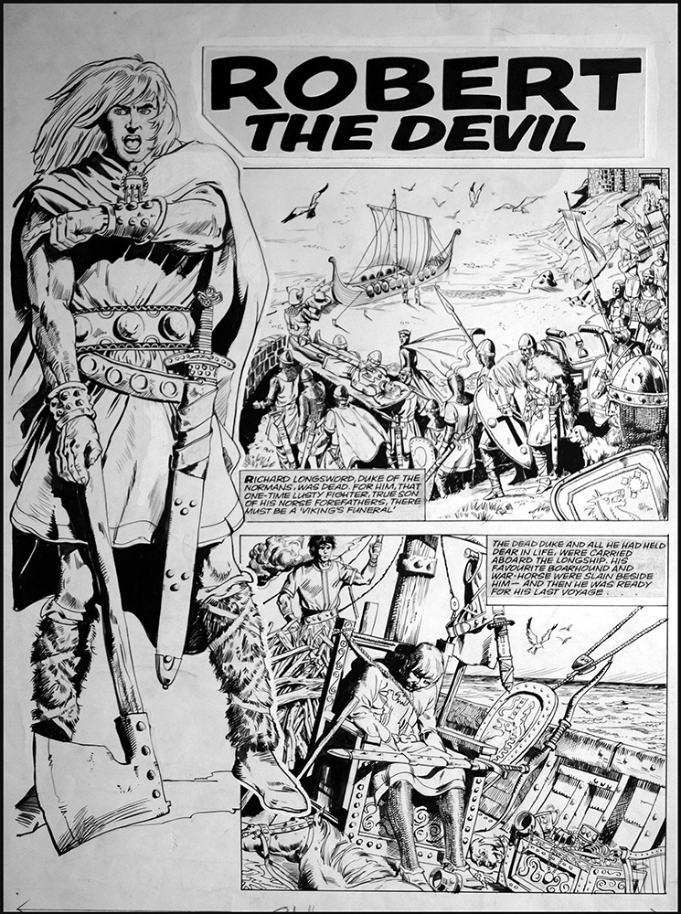 Robert The Devil - COMPLETE Seven Page Story (Originals) art by Mario Capaldi at The Illustration Art Gallery