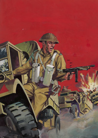 War Picture Library cover #69  'The Hungry Guns' (Original)