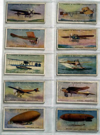 Full Set of 25 Cigarette Cards: Aviation (1915)