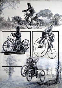 Power on Two Wheels art by Graham Coton