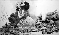 General Douglas MacArthur art by Graham Coton
