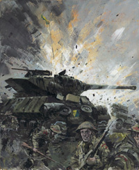 War Picture Library Cover  'Tank Battle' art by Graham Coton