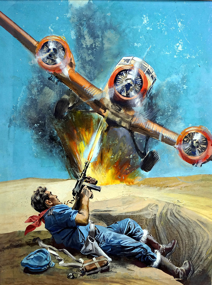 Battler Britton - Cover (Original) art by Giorgio De Gaspari at The Illustration Art Gallery