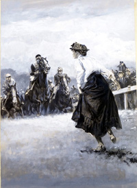 Emily Wilding Davidson Suffragette art by Neville Dear