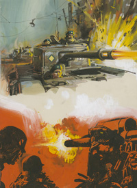 War Picture Library Cover 222  'Road to Berlin' art by Pino Dell'Orco