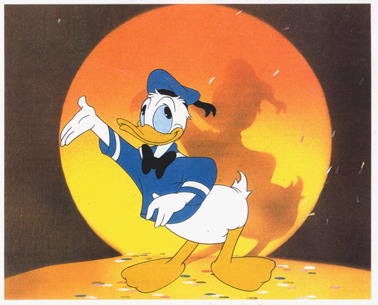 Donald's Golf Game Animation (Cel) (Original) (Signed) by Disney Studio at The Illustration Art Gallery