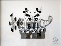 Mickey Mouse The Mail Pilot art by Disney Studio