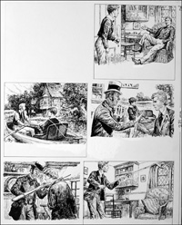 The Fifth Form at St. Dominic's - Fishing (TWO pages) (Originals)
