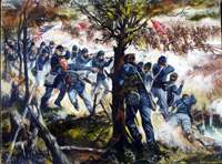 The Battle of Chancellorsville 1863 art by Gerry Embleton