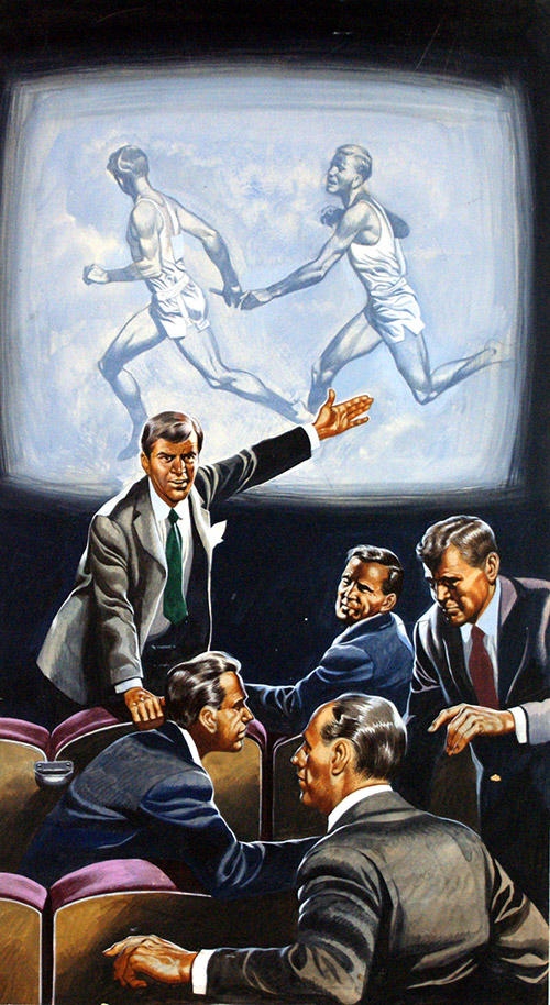 The Magic of the Olympics: The Relay (Original) by The Olympics (Ron Embleton) at The Illustration Art Gallery