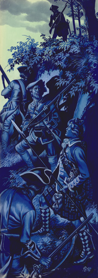 42nd Royal Highland Regiment art by Ron Embleton