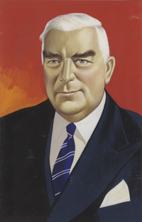 Prime Minister Robert Menzies art by Ron Embleton