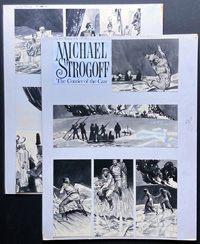 Michael Strogoff: Abandoned on the Ice (TWO pages) (Original)