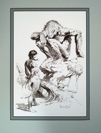Edgar Rice Burroughs 9 Man Brute (Limited Edition Print)
