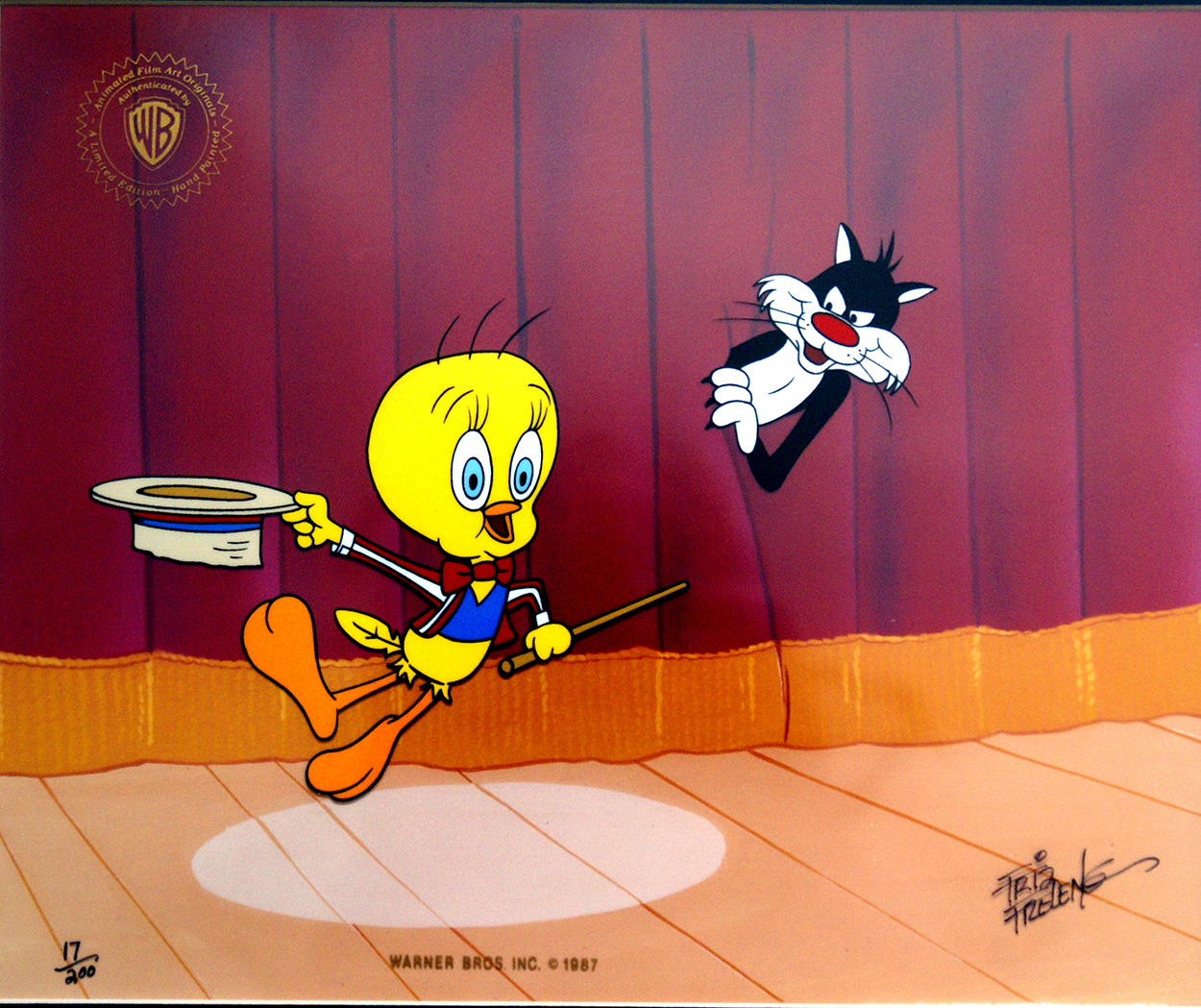 Show Stoppers (Tweety and Sylvester) (Limited Edition Print) (Signed) art by Warner Brothers at The Illustration Art Gallery
