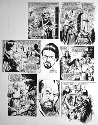 Robin of Sherwood - Sorcery  (TWO pages) art by Phil Gascoine