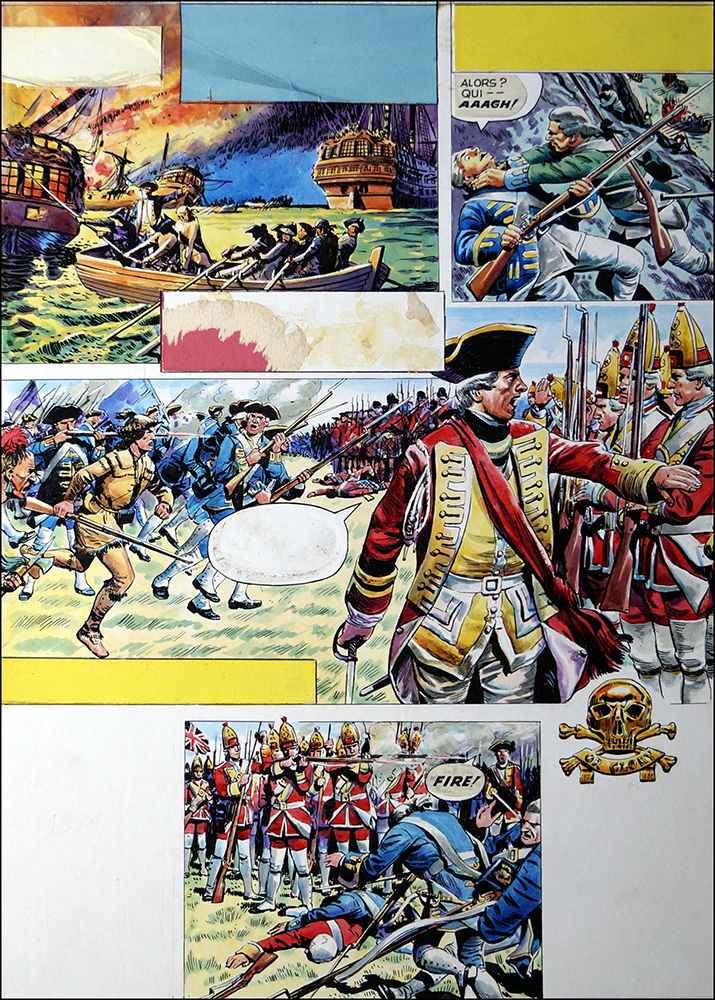 General Wolf and the Battle of Quebec (Original) art by Alberto Giolitti Art at The Illustration Art Gallery