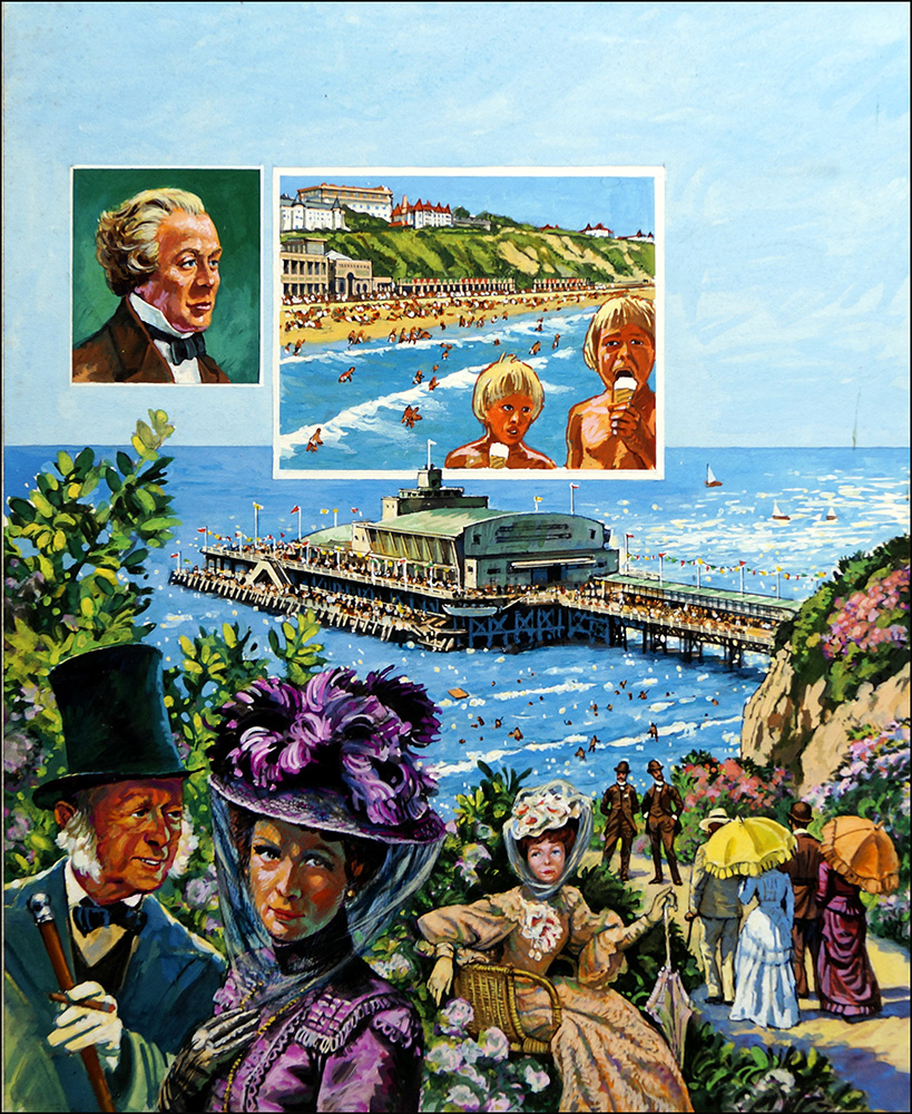 Bournemouth (Original) art by Harry Green Art at The Illustration Art Gallery