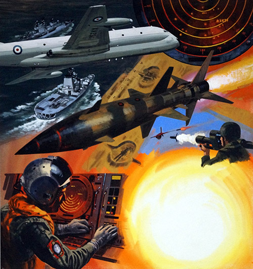 The Cold War (Original) (Signed) by Wilf Hardy at The Illustration Art Gallery