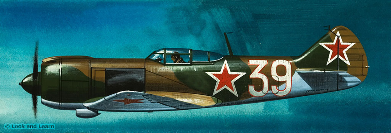 Lavochkin LG5-FN Fighter (Original) art by Air (Wilf Hardy) at The Illustration Art Gallery