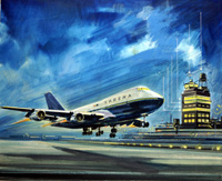 Air Traffic Control art by Wilf Hardy