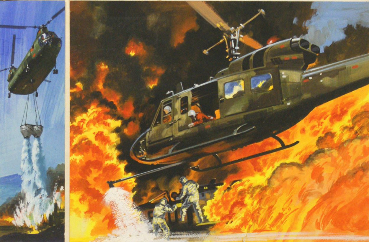 Men and Machines: Flame Tamer -- The Life Saver (Original) art by Air (Wilf Hardy) at The Illustration Art Gallery