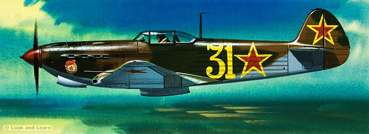 Yakolev YAK9D Fighter (Original) by Air (Wilf Hardy) at The Illustration Art Gallery
