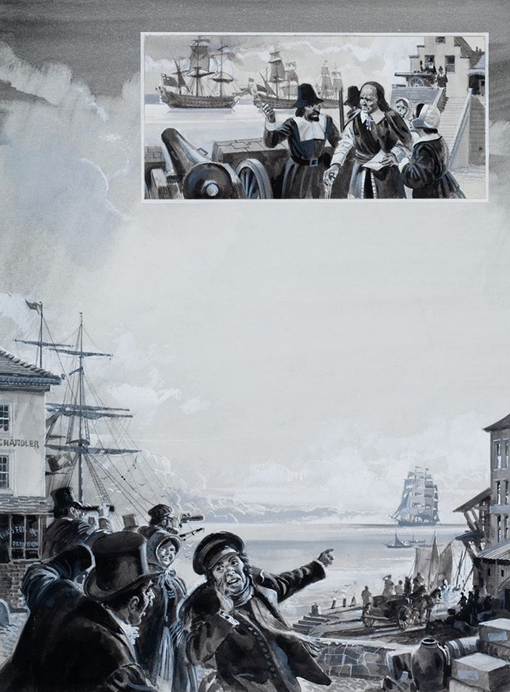 The Merchant Seamen (Original) art by British History (Howat) at The Illustration Art Gallery