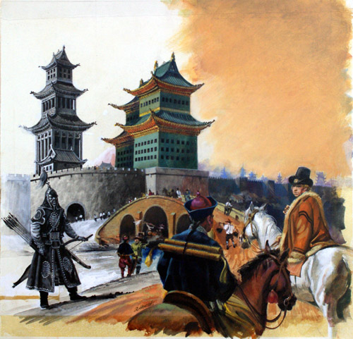 When China Ruled The World (Original) (Signed) by Andrew Howat at The Illustration Art Gallery