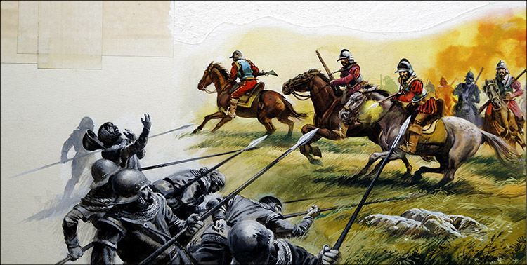 The Battle of Flodden (Original) by British History (Howat) at The Illustration Art Gallery