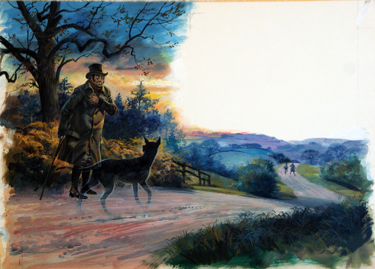 Ghost Hound (Original) art by British History (Howat) at The Illustration Art Gallery