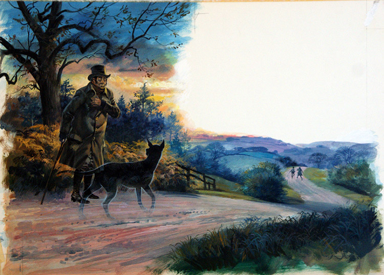 Ghost Hound (Original) by British History (Howat) at The Illustration Art Gallery