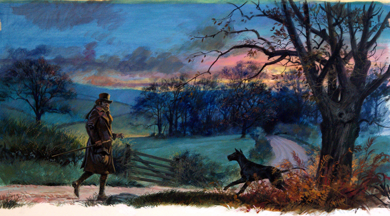 The Ghost Dog (Original) art by British History (Howat) at The Illustration Art Gallery