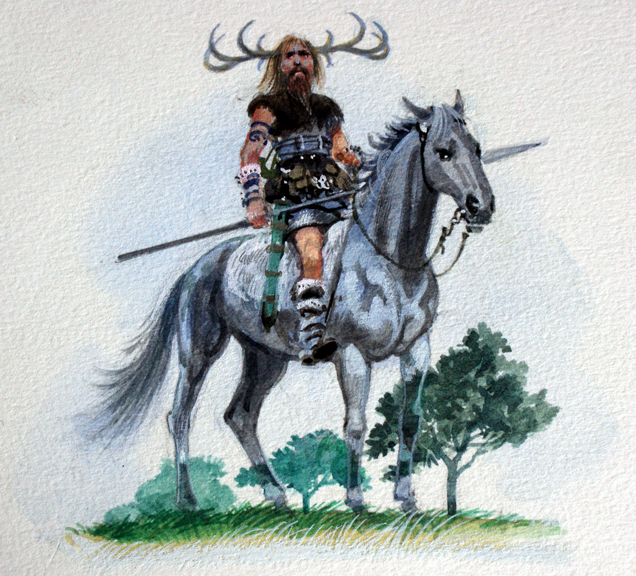 Herne the Hunter (Original) art by British History (Howat) at The Illustration Art Gallery