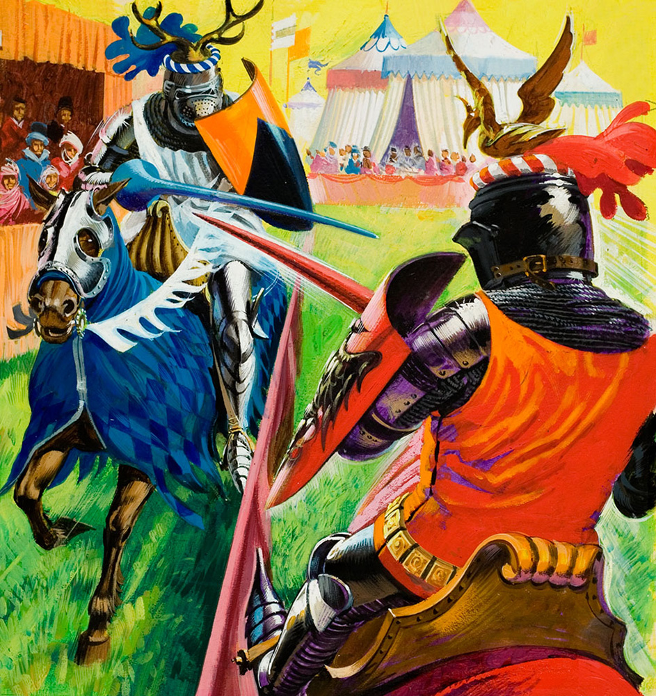 The Joust (Original) art by British History (Howat) at The Illustration Art Gallery