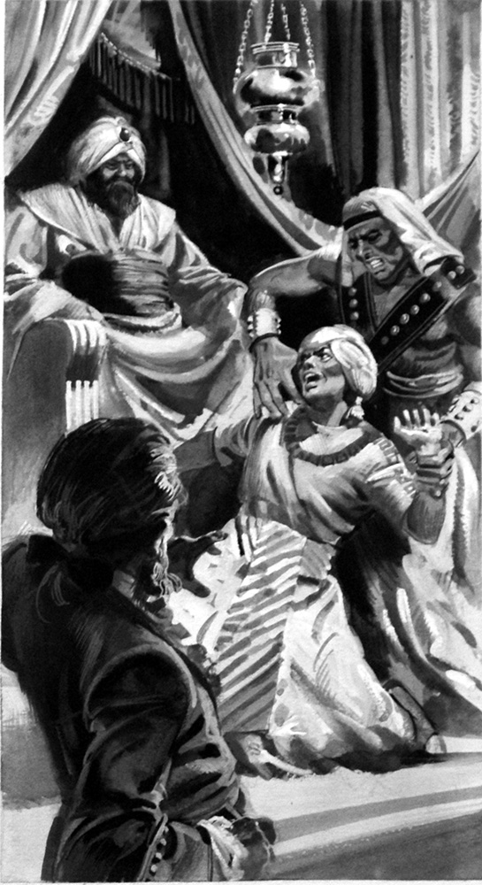 The Cruelty of Ali Pasha (Original) art by Andrew Howat at The Illustration Art Gallery