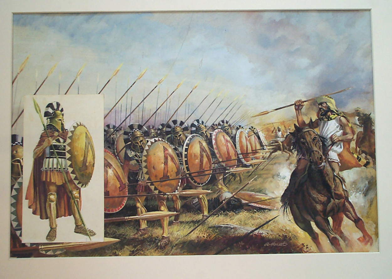 The Persians (Original) (Signed) art by Andrew Howat at The Illustration Art Gallery