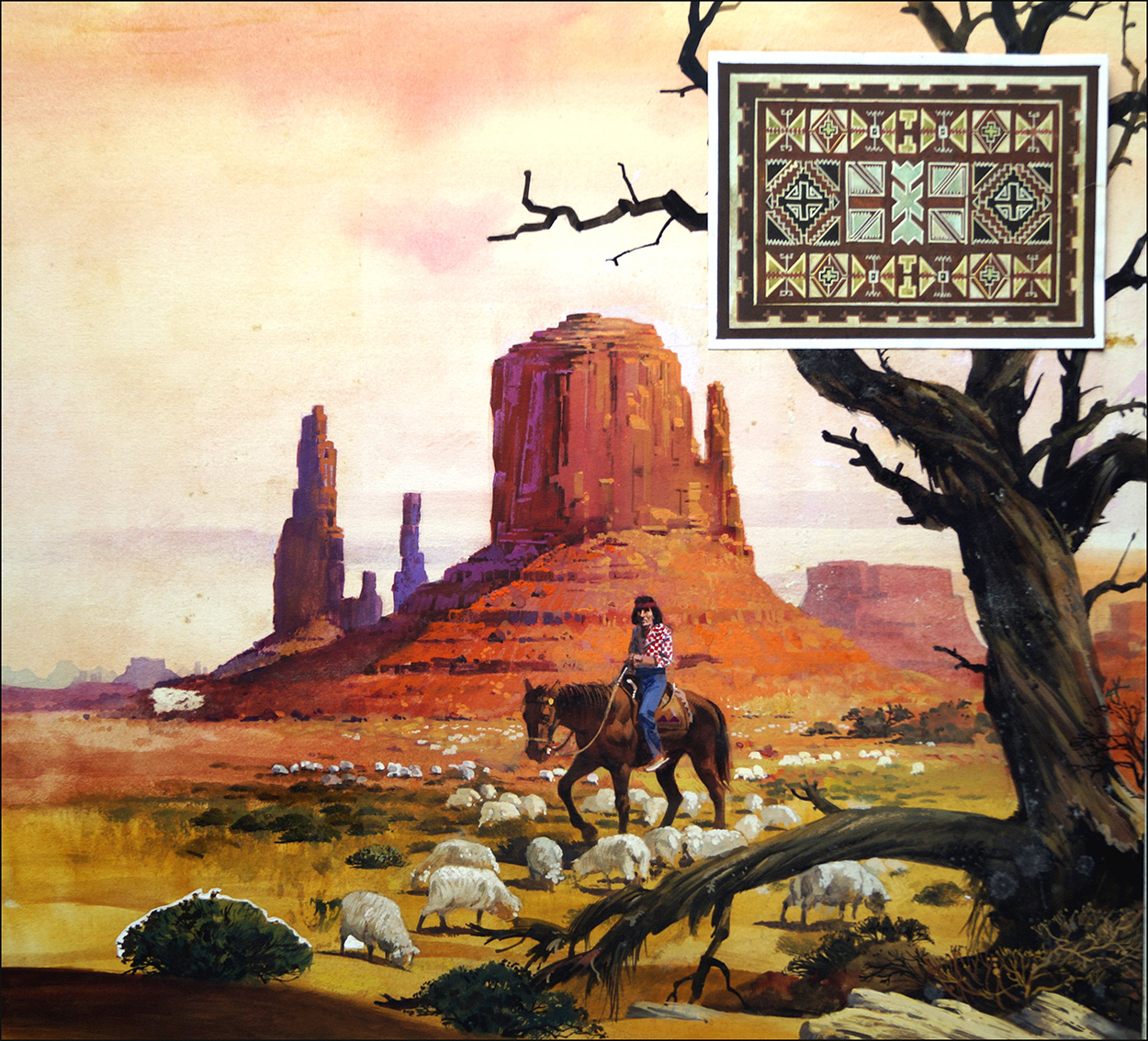 Home for the Navajo (Original) art by Andrew Howat at The Illustration Art Gallery