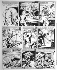 Jane Bond - Gargoyle  (TWO pages) art by Mike Hubbard