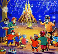 Num Num and His Funny Family: Bonfire Night (Original)